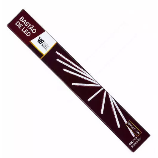 BASTAO 701 LED BRANCA FT 2M BIV C/8