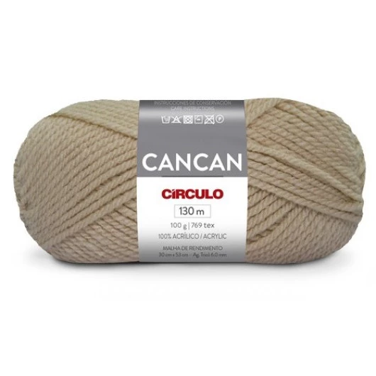 Fio Circulo Cancan 100G Cor 7968 - Porcelana