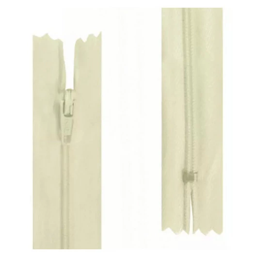 Ziper Imp Nylon Fixo Zc 20Cm C/10 Cor 296 - Natural
