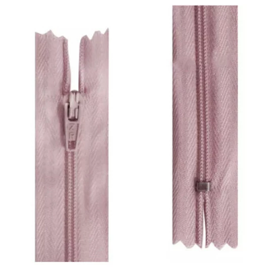 Ziper Imp Nylon Fixo Zc 60Cm C/10 Cor 135 - Rose