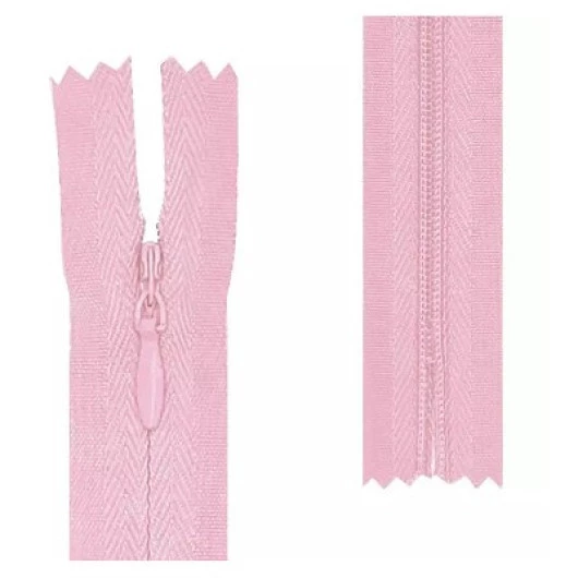 Ziper Imp Nylon Invisivel Zf 15 Cm C/10 Cor 132 - Rosa
