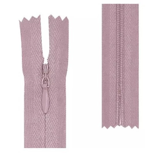 Ziper Imp Nylon Invisivel Zf 15 Cm C/10 Cor 135 - Rose