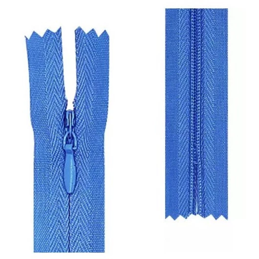 Ziper Imp Nylon Invisivel Zf 15 Cm C/10 Cor 207 - Azul Royal