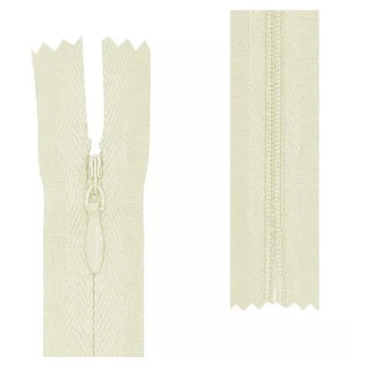 Ziper Imp Nylon Invisivel Zf 15 Cm C/10 Cor 296 - Natural