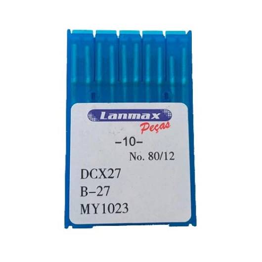 Agulha Imp Lanmax Overlock Dcx27 C/10 Numero 12
