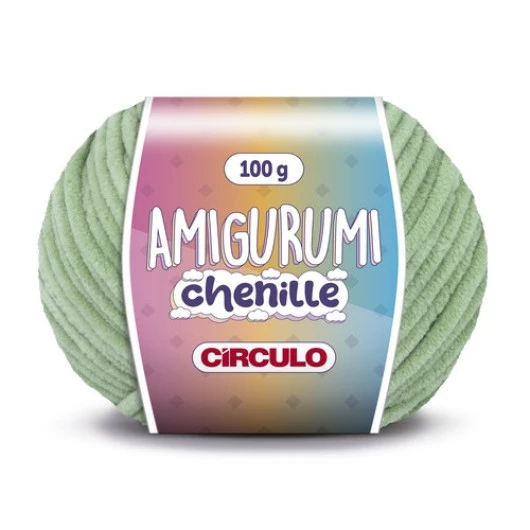 Linha Circulo Amigurumi Chenille 110M Cor 5083 - Eco