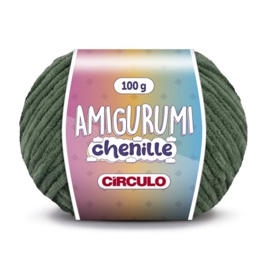 Linha Circulo Amigurumi Chenille 110M Cor 5442 - Natureza