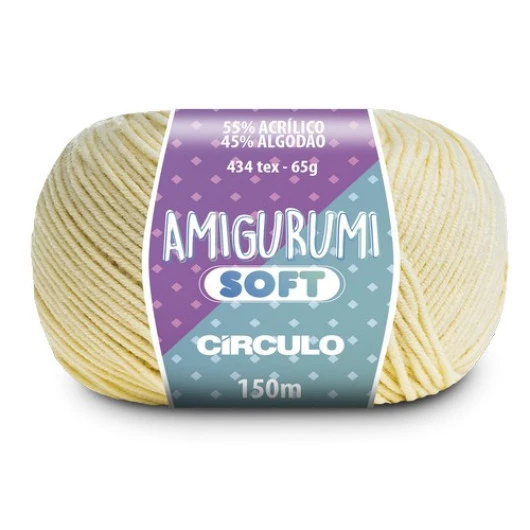 Linha Circulo Amigurumi Soft 150M Cor 1708 - Anjo