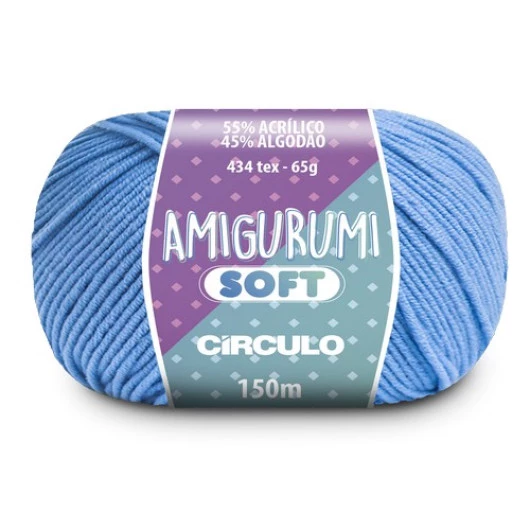 Linha Circulo Amigurumi Soft 150M Cor 2137 - Hortensia