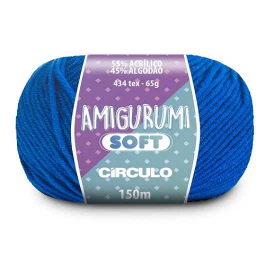 Linha Circulo Amigurumi Soft 150M Cor 2620 - Praia