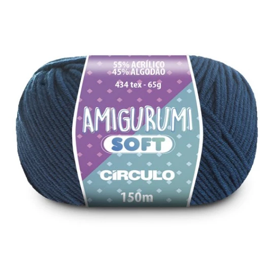 Linha Circulo Amigurumi Soft 150M Cor 2790 - Moderno