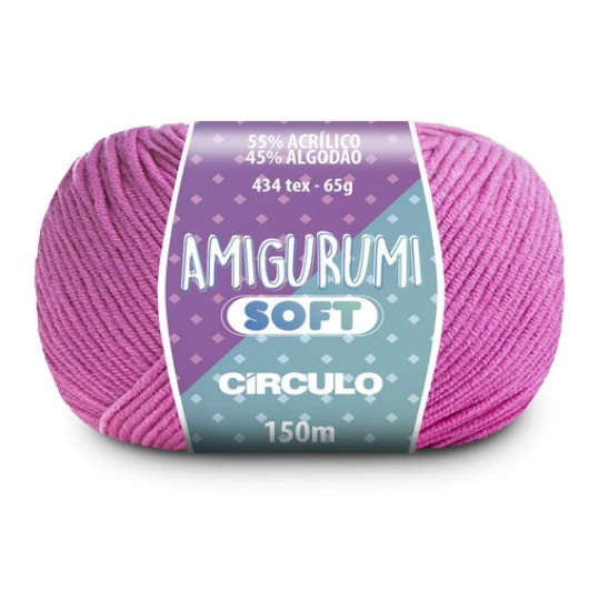 Linha Circulo Amigurumi Soft 150M Cor 3116 - Sorvete
