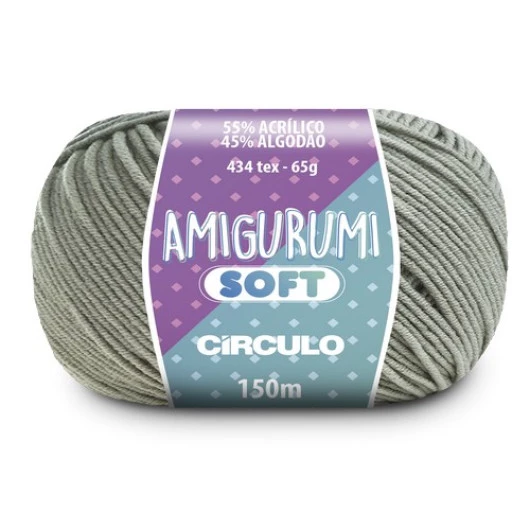 Linha Circulo Amigurumi Soft 150M Cor 5072 - Mirante