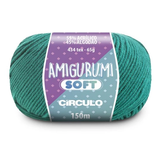 Linha Circulo Amigurumi Soft 150M Cor 5078 - Paraiso