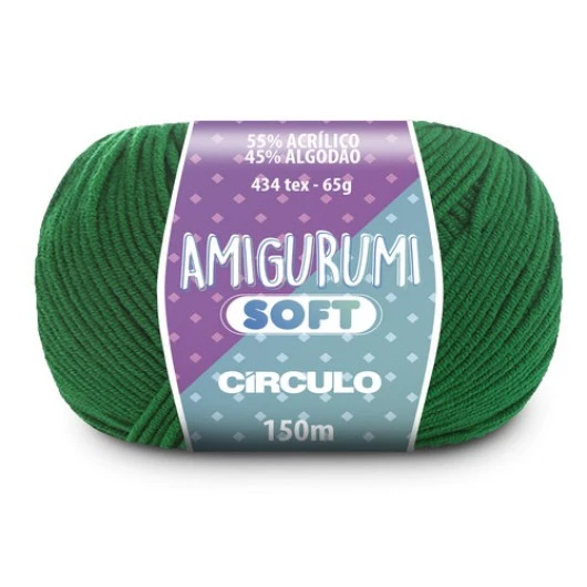 Linha Circulo Amigurumi Soft 150M Cor 5767 - Bandeira
