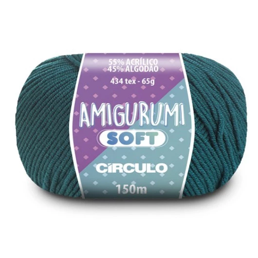 Linha Circulo Amigurumi Soft 150M Cor 5994 - Folclore