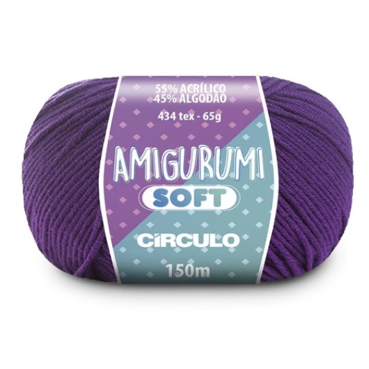 Linha Circulo Amigurumi Soft 150M Cor 6780 - Cardo