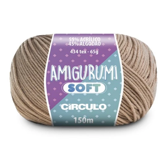 Linha Circulo Amigurumi Soft 150M Cor 7096 - Craft