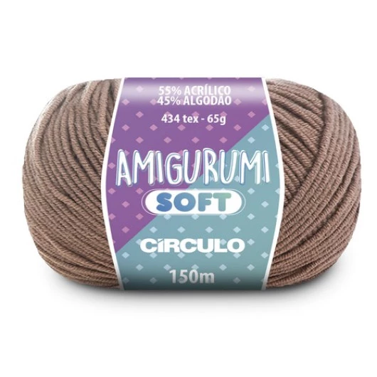 Linha Circulo Amigurumi Soft 150M Cor 7727 - Madeira