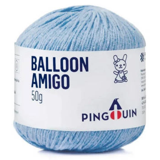 Linha Pingouin Balloon Amigo 50G Cor 1575 - Reno
