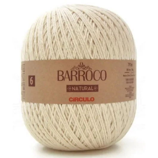 BARBANTE CIRCULO BARROCO NATURAL 6 791M
