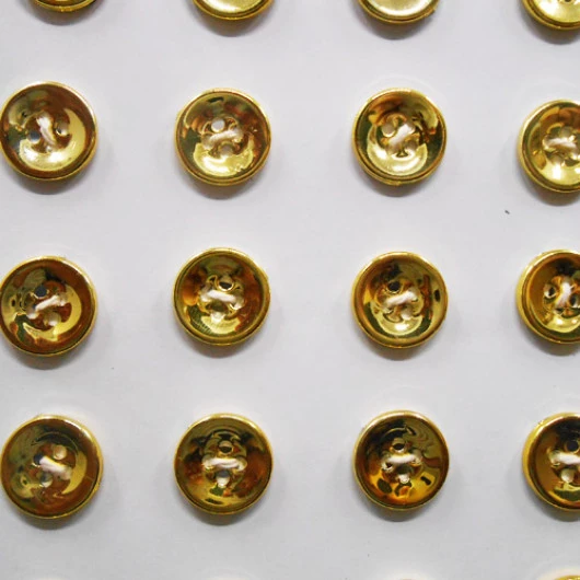 BOTAO KR 6157/20 ABS DOURADO C/24