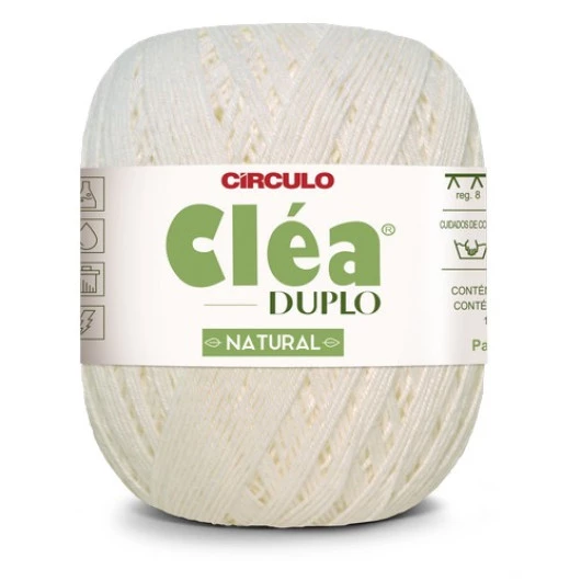 Linha Circulo Clea Duplo 508M Cor 0020 - Natural