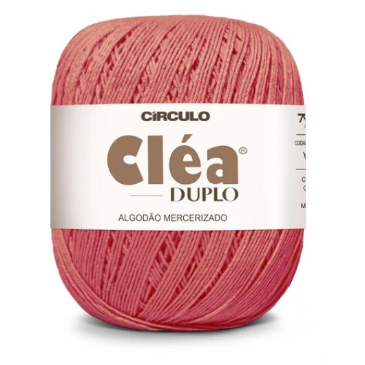Linha Circulo Clea Duplo 508M Cor 3048 - Flamingo