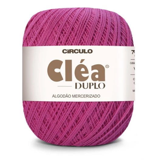 Linha Circulo Clea Duplo 508M Cor 3839 - Rosa Citrico