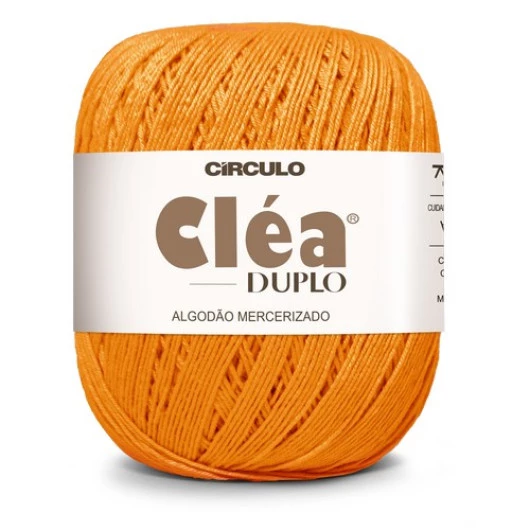 Linha Circulo Clea Duplo 508M Cor 4156 - Cenoura