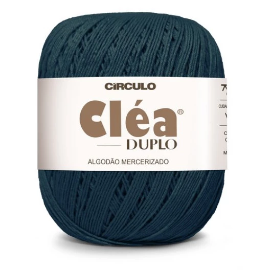 Linha Circulo Clea Duplo 508M Cor 5073 - Petroleo