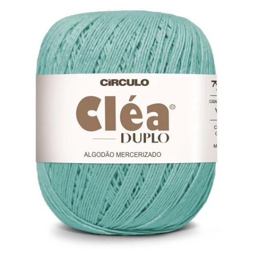 Linha Circulo Clea Duplo 508M Cor 5091 - Celeste