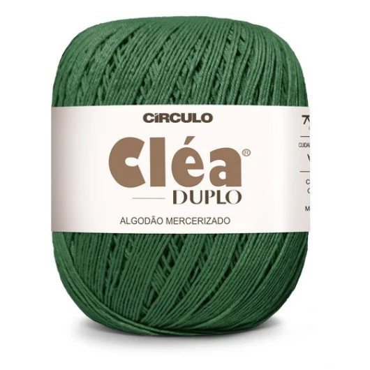 Linha Circulo Clea Duplo 508M Cor 5398 - Musgo