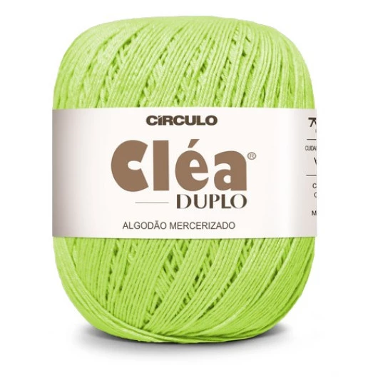 Linha Circulo Clea Duplo 508M Cor 5583 - Verde Limao