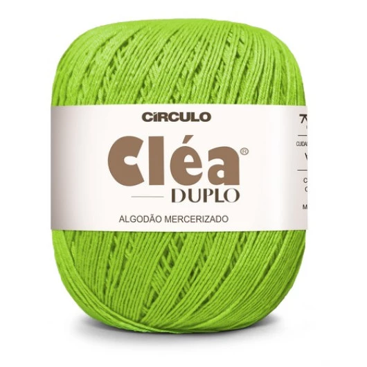 Linha Circulo Clea Duplo 508M Cor 5947 - Verde Citrico