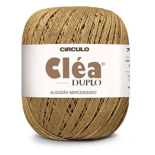 Linha Circulo Clea Duplo 508M Cor 7076 - Caramelito