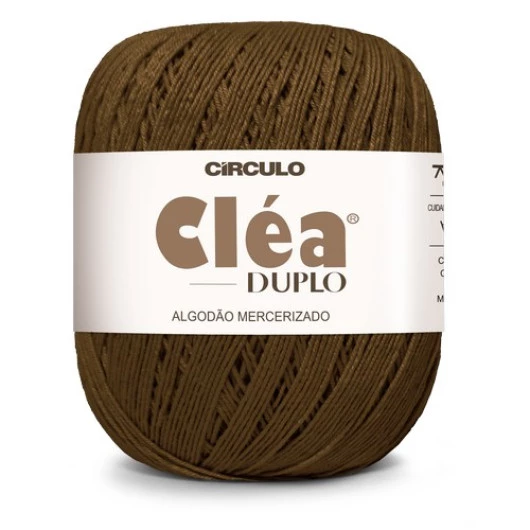 Linha Circulo Clea Duplo 508M Cor 7382 - Chocolate