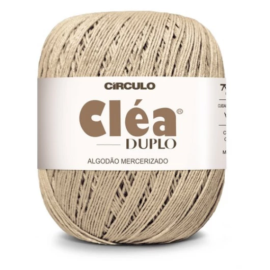 Linha Circulo Clea Duplo 508M Cor 7650 - Amendoa