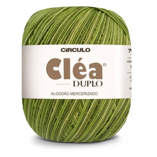 Linha Circulo Clea Duplo 508M Cor 9392 - Folha