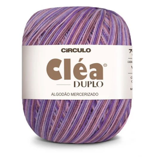 Linha Circulo Clea Duplo 508M Cor 9921 - Frape De Uva