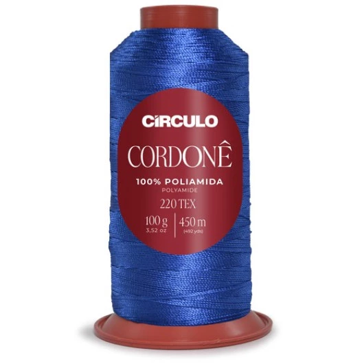 Fio Circulo Cordone 100G C/450M Cor 2983 Sombra Azul
