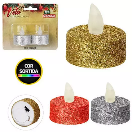 VELA ART ARTIFICIAL GLITTER C/2 EGO24001