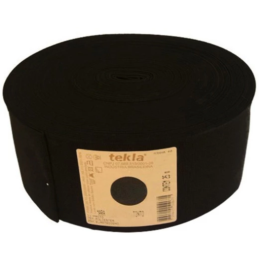ELASTICO TEKLA MARA PRETO100 MM C/25M