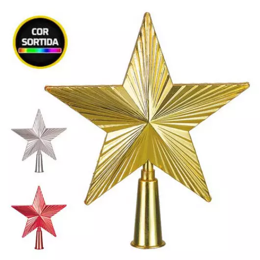 PONTEIRA ART ESTRELA RAIOS 20CM IZ1574
