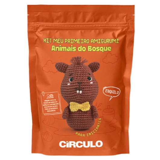KIT CIRCULO AMIGURUMI A BOSQUE 2 ESQUILO