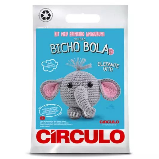 KIT CIRCULO AMIG BICHO BOLA2 2 ELEFANTE