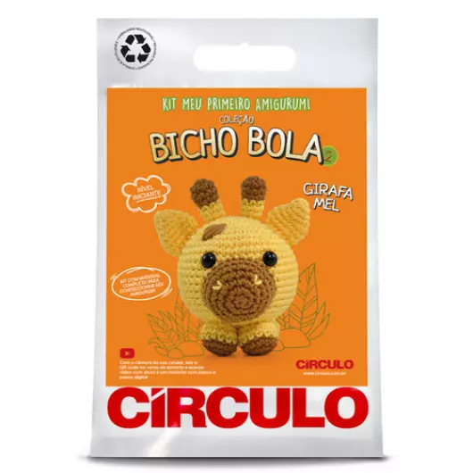 KIT CIRCULO AMIG BICHO BOLA2 3 GIRAFA