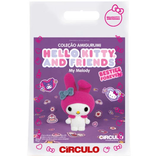 KIT CIRCULO AMIGURUMI HELLO KIT3 FRIENDS