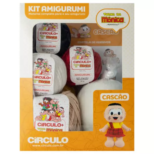 KIT CIRCULO AMIGURUMI T.M.5 CASCAO
