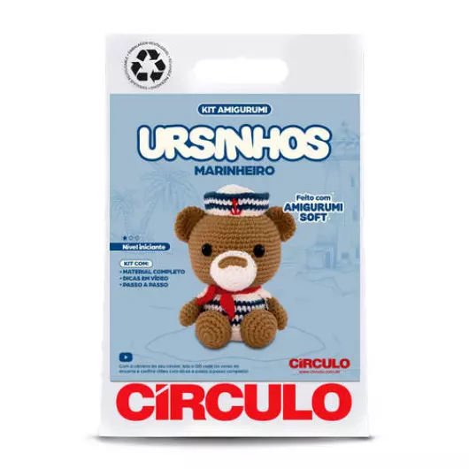 KIT CIRCULO AMIG URSINHO SOFT 3 MARINHEI